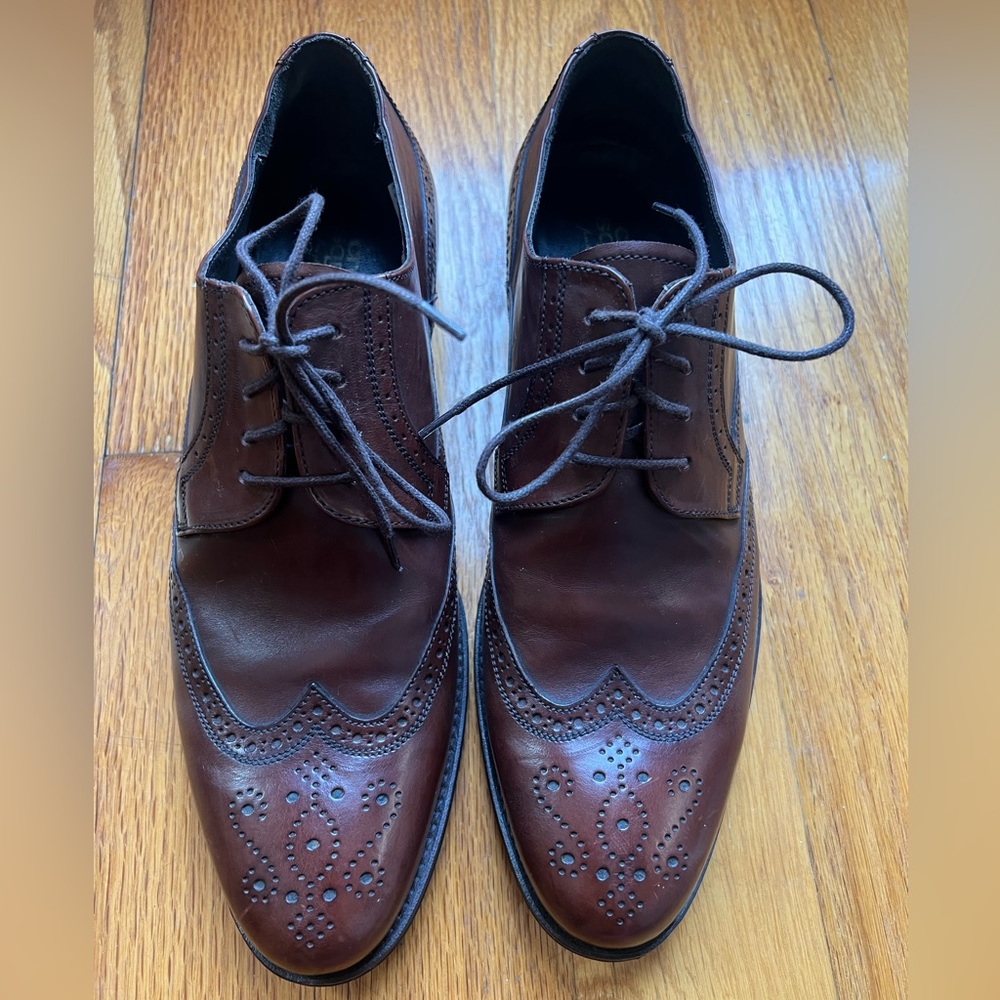Crosby Square Brown Men’s Dress Shoes - Size 9 mens Vintage 2014 longwing Oxford